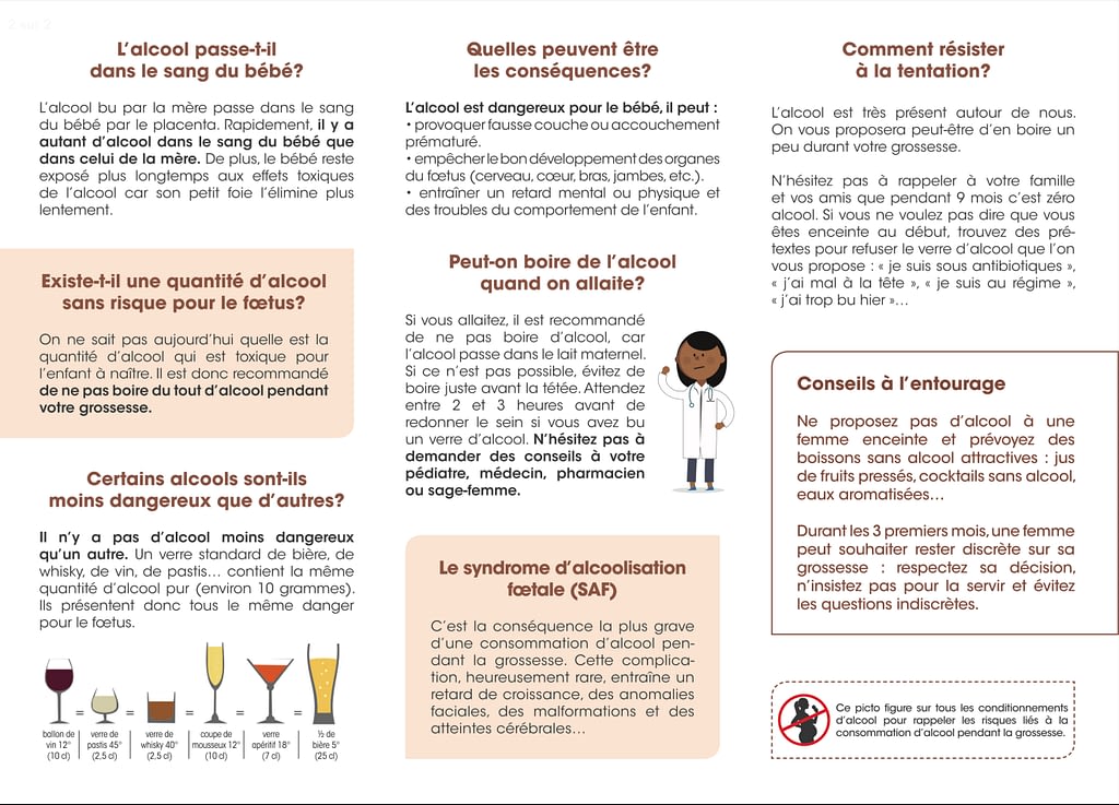 Alcool durant la grossesse